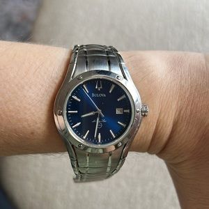 Bulova stainless steel men’s watch